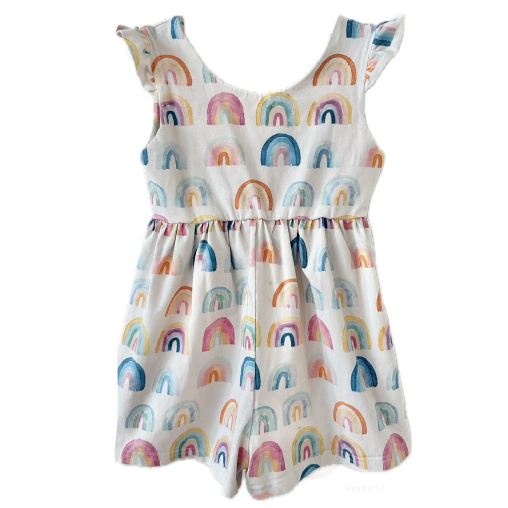 Ollie Jay Rainbow Print Romper